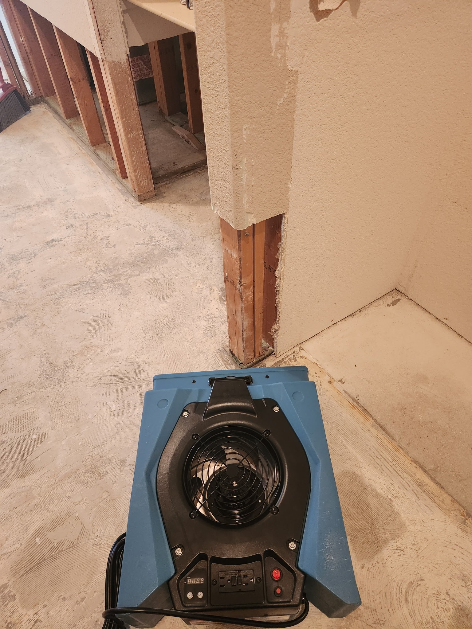 Completed restoration area