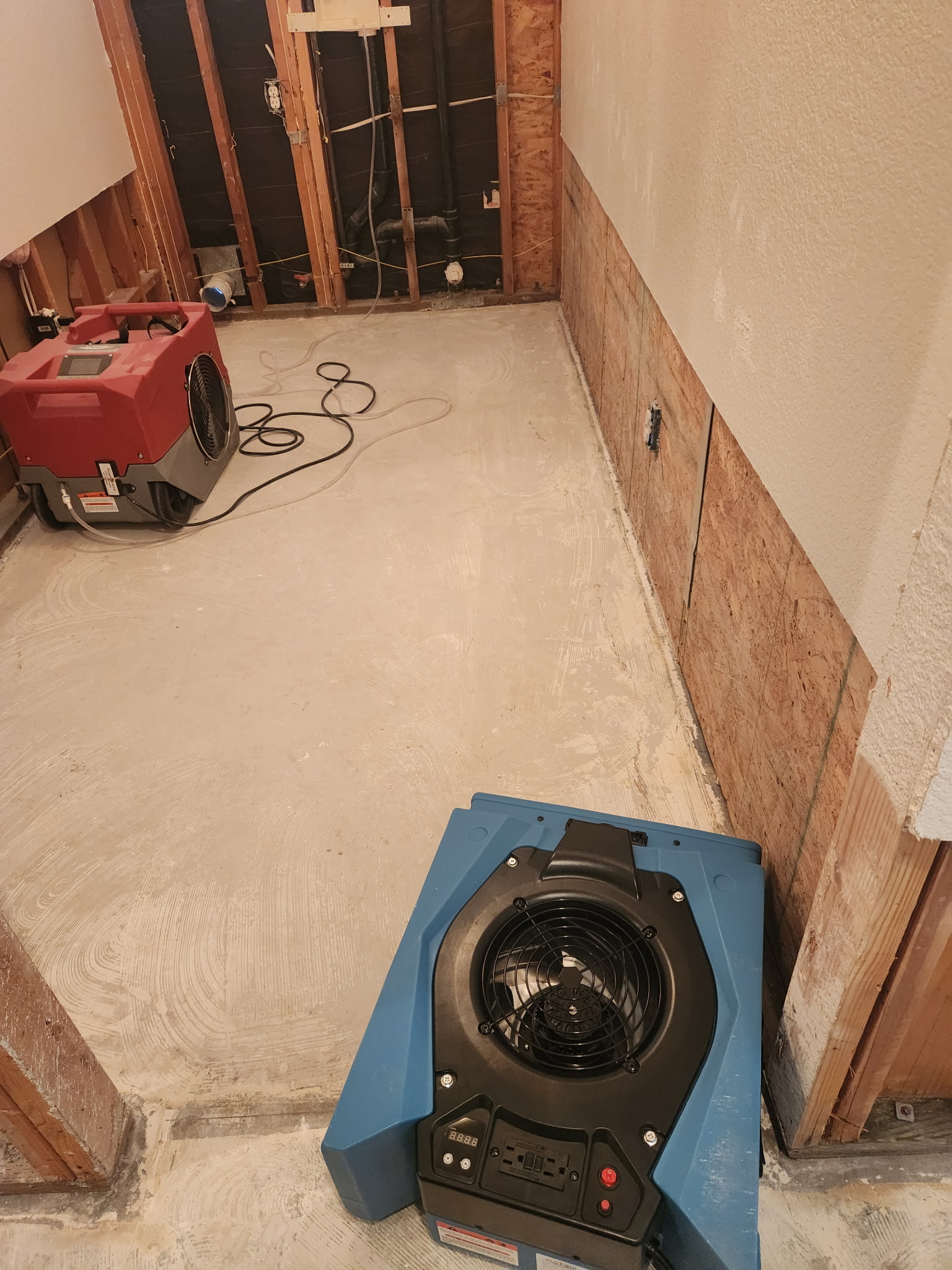 Restoration job site